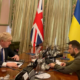 meiro-ministro britânico Boris Johnson em Kiev