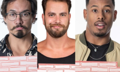 Eliezer, Gustavo e Paulo André formam o 16º paredão