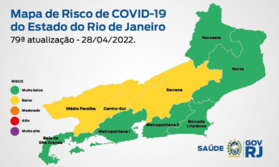 Mapa de risco Covid
