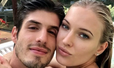 Lucas Piazon e namorada