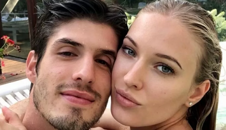 Lucas Piazon e namorada