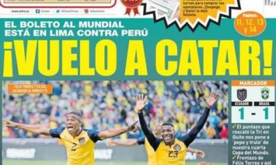 Jornais do Equador repercutem empate com o Brasil e erros da arbitragem