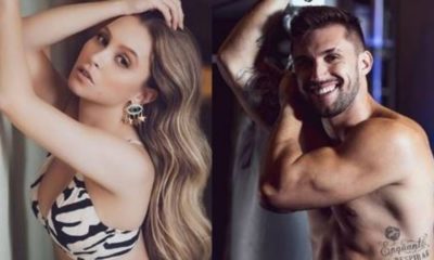 Carla Diaz e o ex-BBB Arthur Picolli