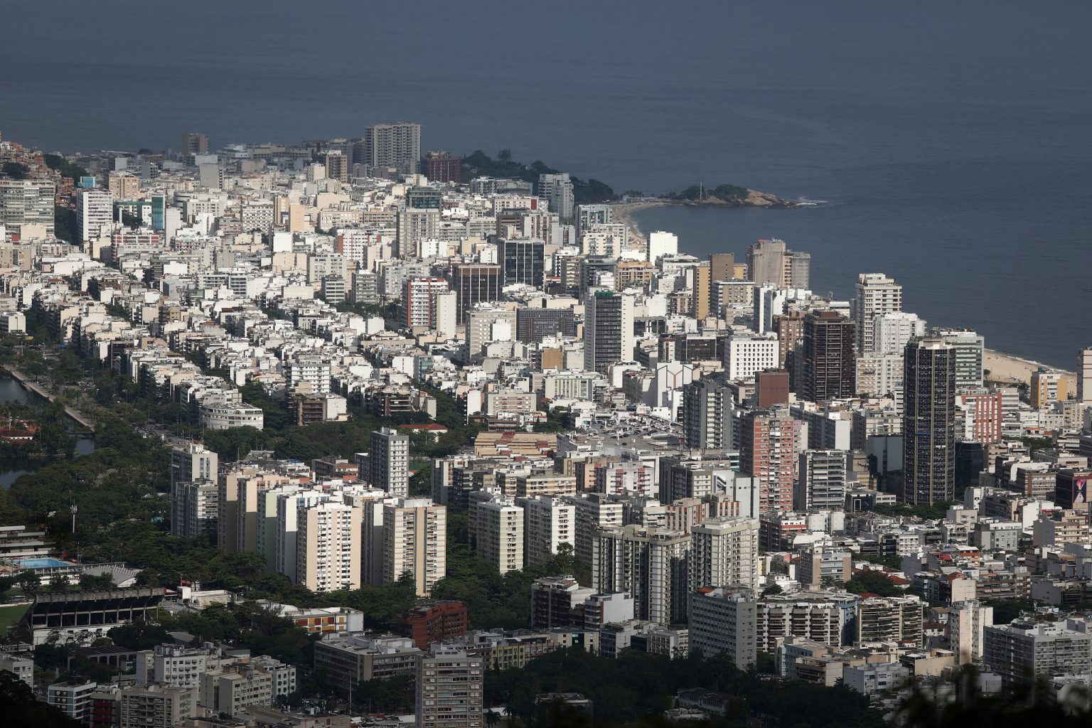 Cidade do Rio vista de cima