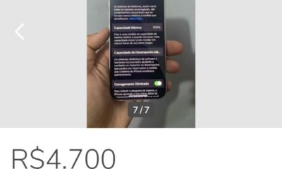 Criminoso roubava telefones e os revendia na internet