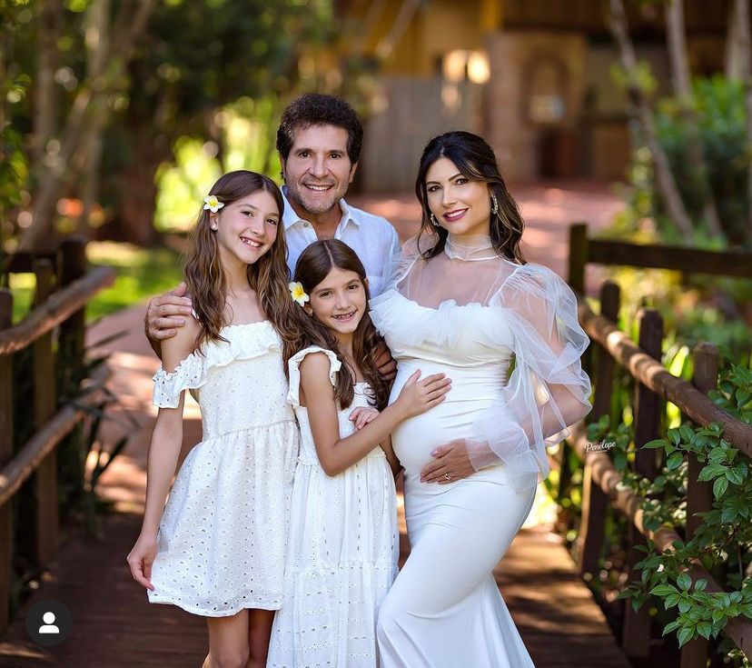 Daniel com a família