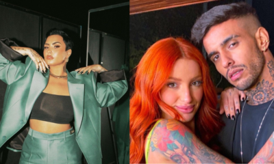 Demi Lovato anuncia torcida para Brenda e Matheus no Power Couple