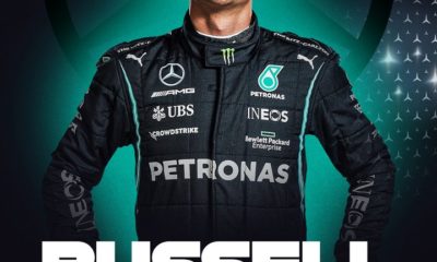 George Russel apresentado oficialmente pela Mercedes para 2022