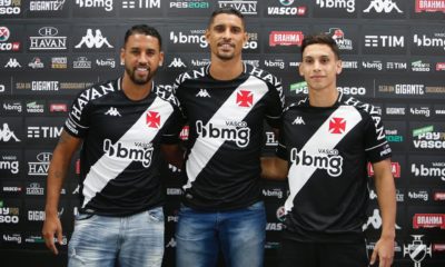 Michel, Daniel Amorim e Sarrafiore são apresentados no Vasco