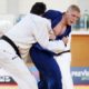 Judoca Rafael Buzacarini em ação nas Olimpíadas