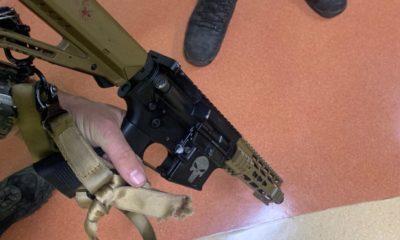 Arma apreendida pela Polícia Militar em São Gonçalo