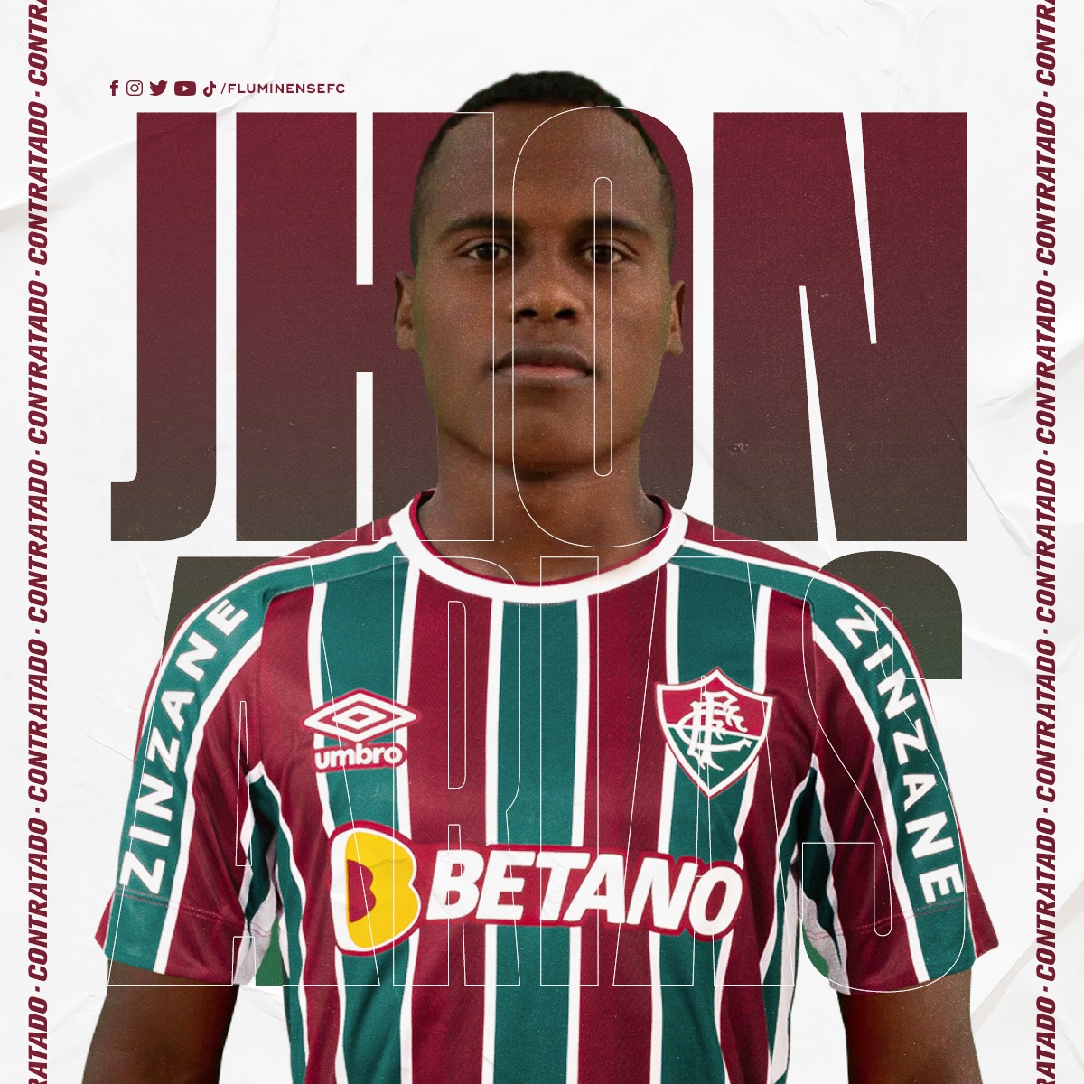 Fluminense anuncia a contratação do meia colombiano Jhon Arias