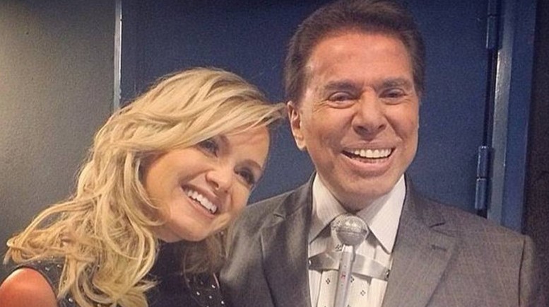 Eliana e Silvio Santos