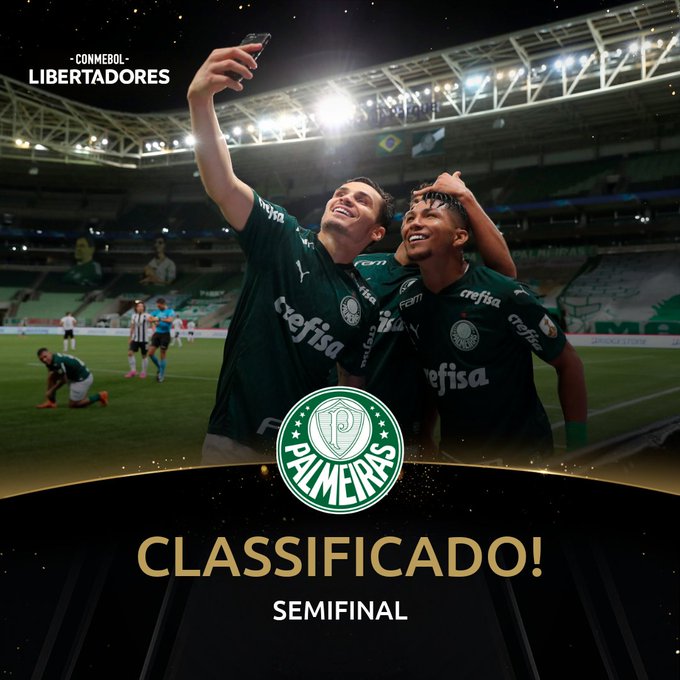 Quantas vezes o Palmeiras chegou à semifinal da Libertadores?