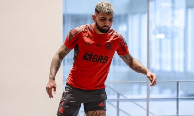Gabigol treinando