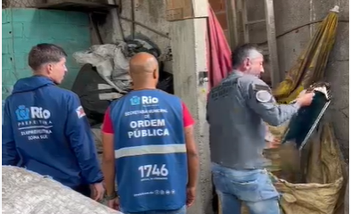Polícia Civil realiza operação em ferro velho da Zona Sul do Rio