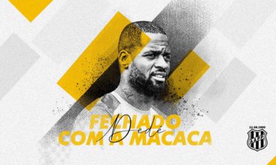 Em montagem, rosto do zagueiro Dedé