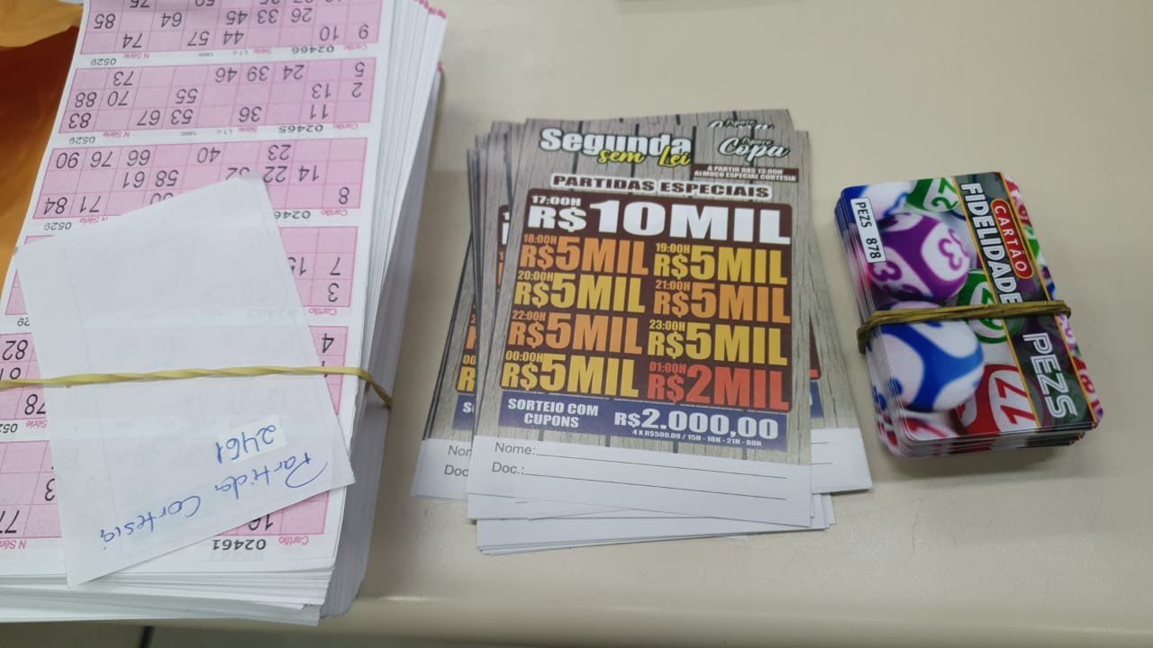 Bingo clandestino estourado pela Polícia Militar em Copacabana