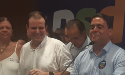 Imagem de Felipe Santa Cruz e Eduardo Paes