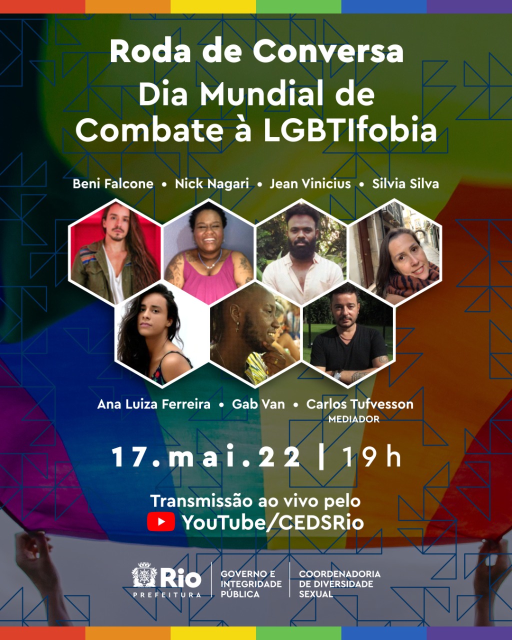 Flyer Dia de Combate à LGBTIfobia