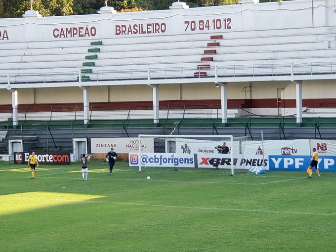 Estádio das Laranjeiras na parte das arquibancadas