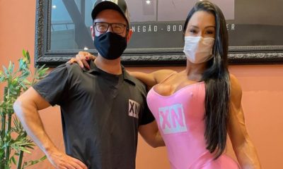 Gracyanne Barbosa e o personal trainner