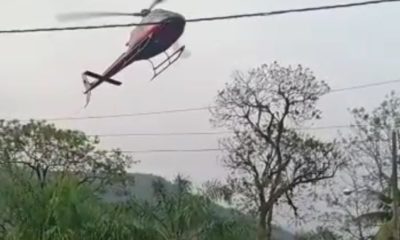 Helicóptero sequestrado
