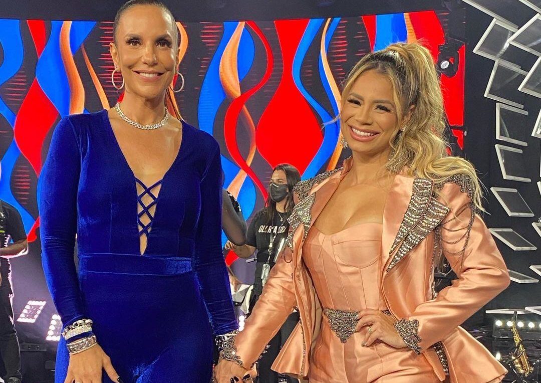 Na imagem, cantoras Lexa e Ivete Sangalo