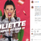 Juliette post Instagram