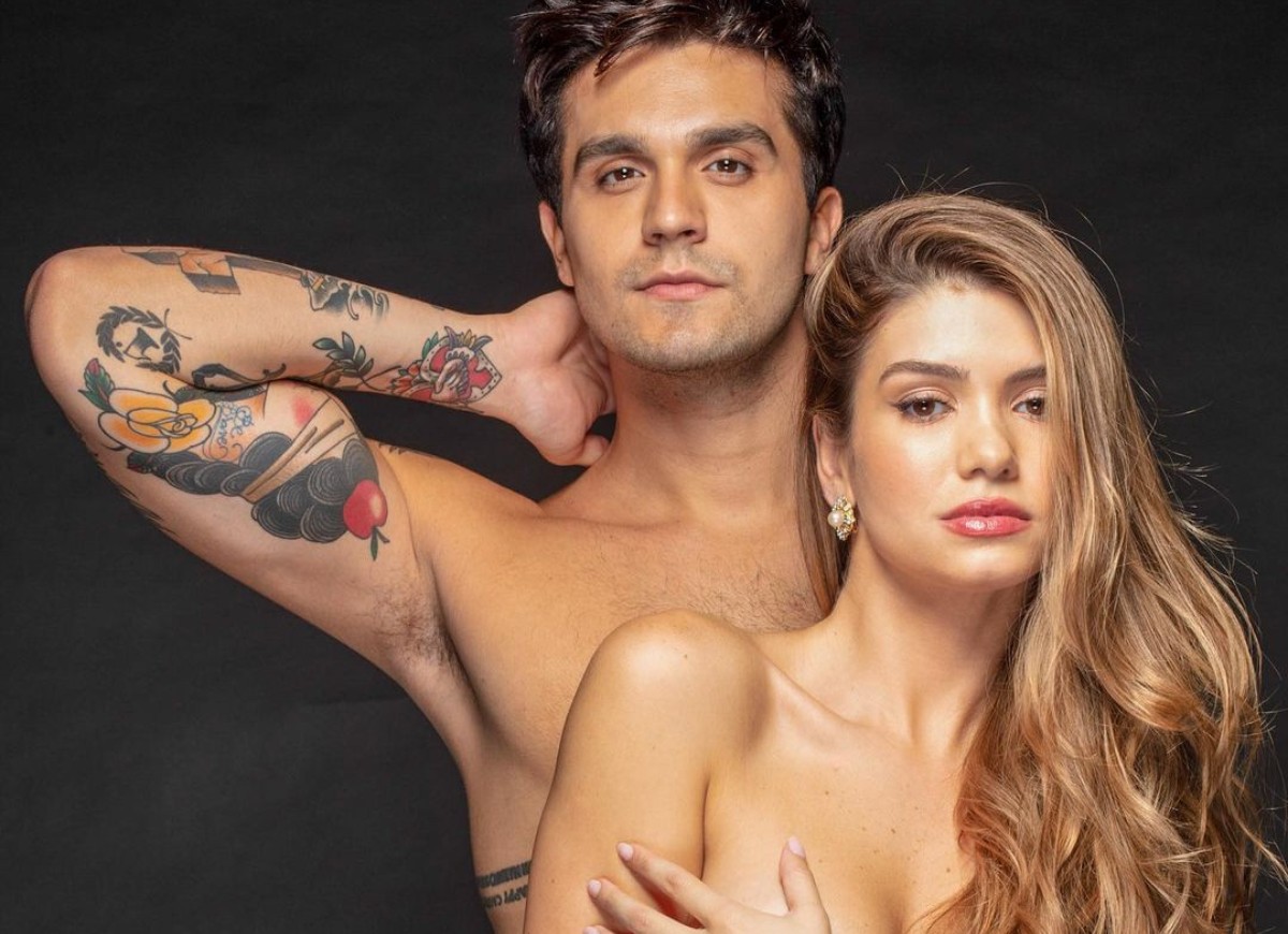 Luan Santana e namorada