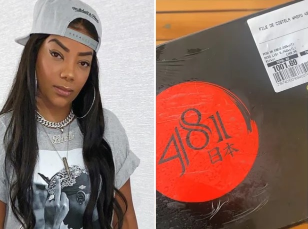 Montagem com a Ludmila e a costela de mil reais