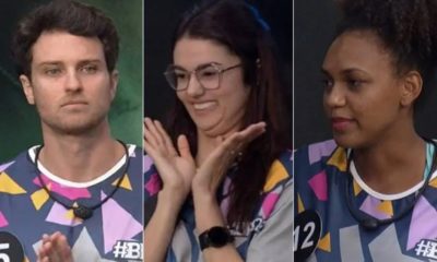 Lucas, Eslovênia e Jessi no BBB 22