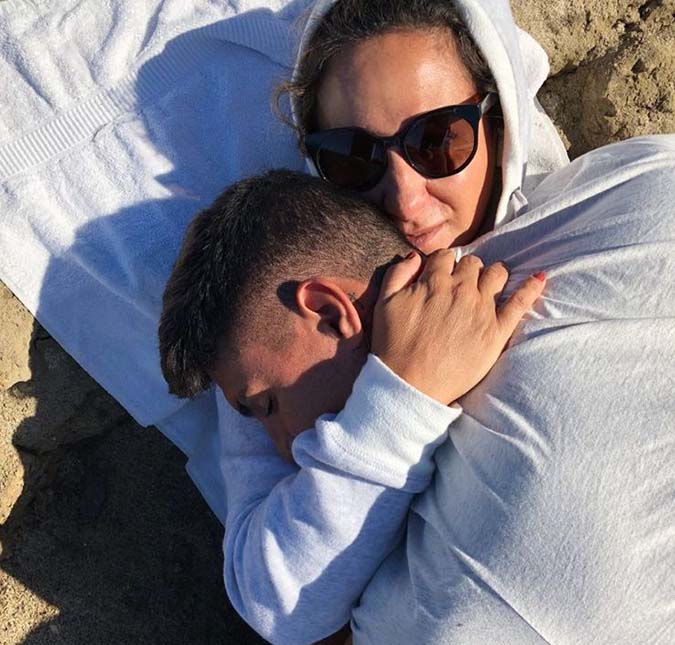 Gabriel Medina e a mãe, Simone Medina