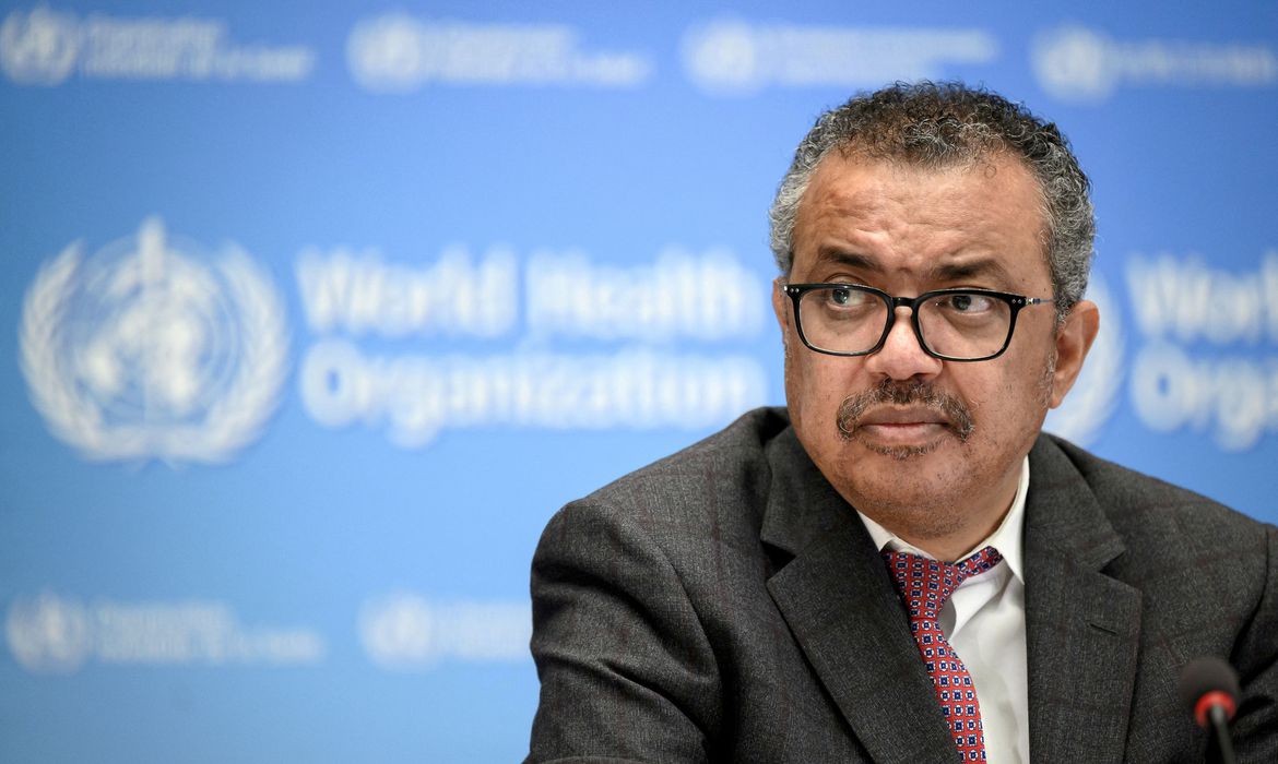 Tedros Adahannom, chefe da Organização Mundial da Saúde