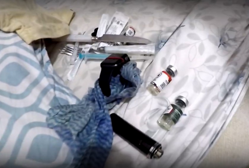 Objetos encontrados em presídio de Bangu