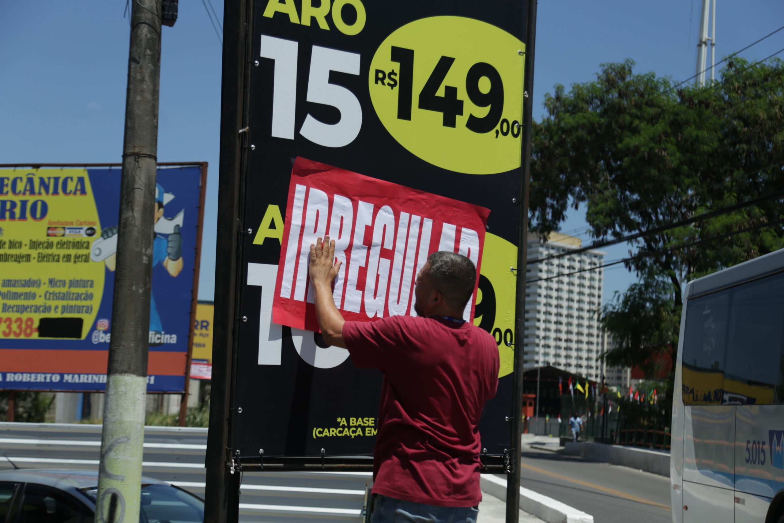 Equipes de Fiscalização de Posturas percorreram os bairros de Jardim Alcântara e Colubandê