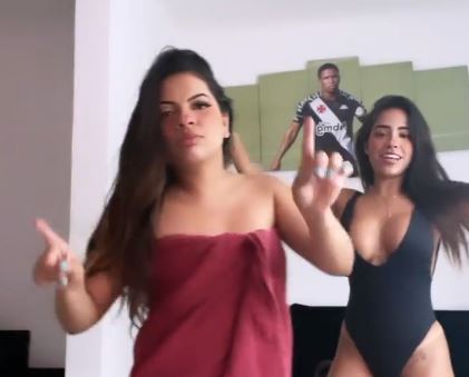 Vídeo com musas dançando na casa de jogador do Vasco viraliza na Web