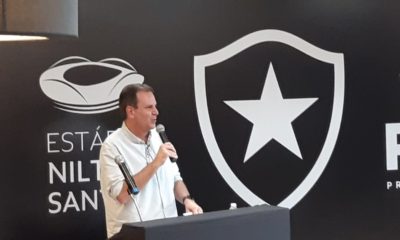 Eduardo Paes no Engenhão