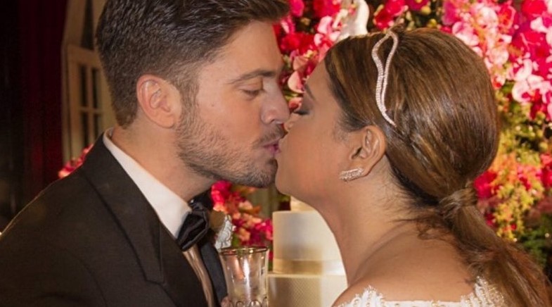 Preta Gil durante casamento com Rodrigo Godoy