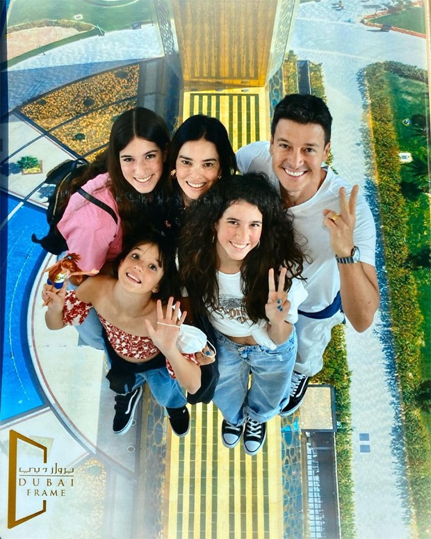 Rodrigo Faro e família em Dubai