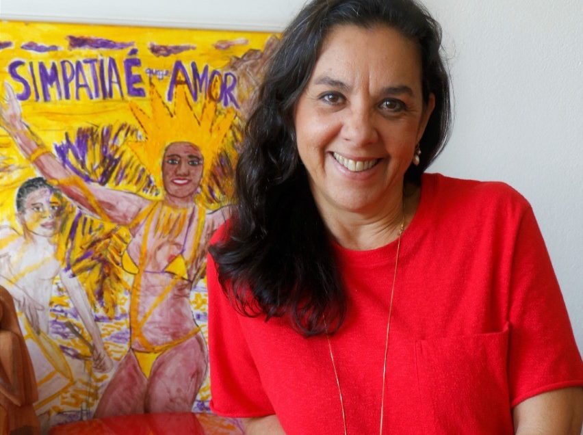Rita Fernandes, presidente da Associação Independente dos Bloco da cidade (Sebastiana)