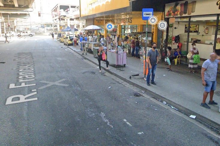 Acidente aconteceu na Rua Francisco Batista, em Madureira, Zona Norte do Rio