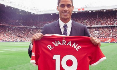Varane é o novo reforço do Manchester United