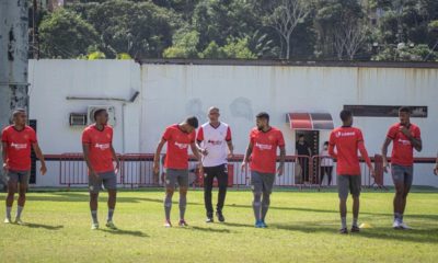 Vitória encerrou a preparação para enfrentar o Vasco