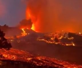 Vulcão nas Canárias