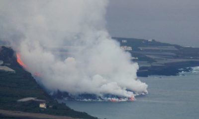 Vulcão nas Ilhas Canárias