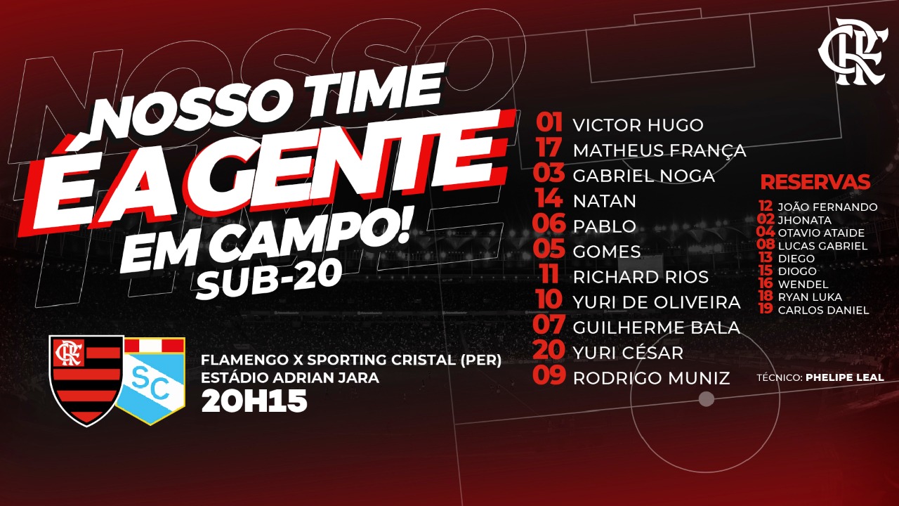 Flamengo x Sporting Cristal(PER), Libertadores da América