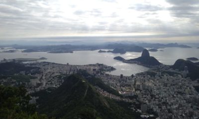 Vista aérea da Zona Sul do Rio