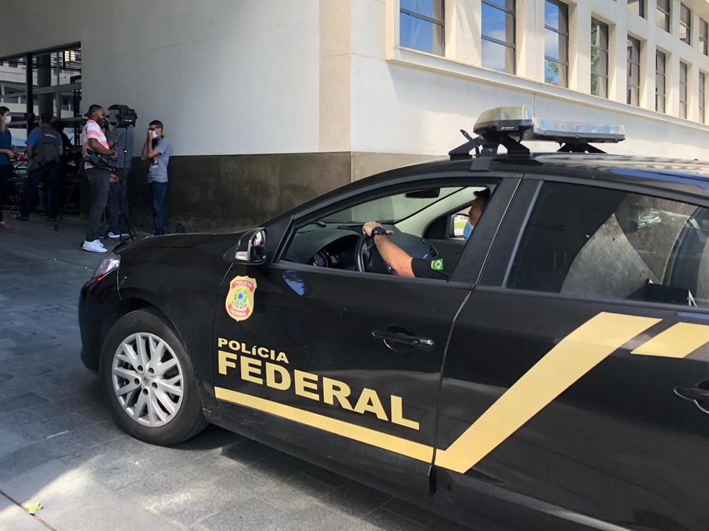 imagem da viatura da Polícia Federal
