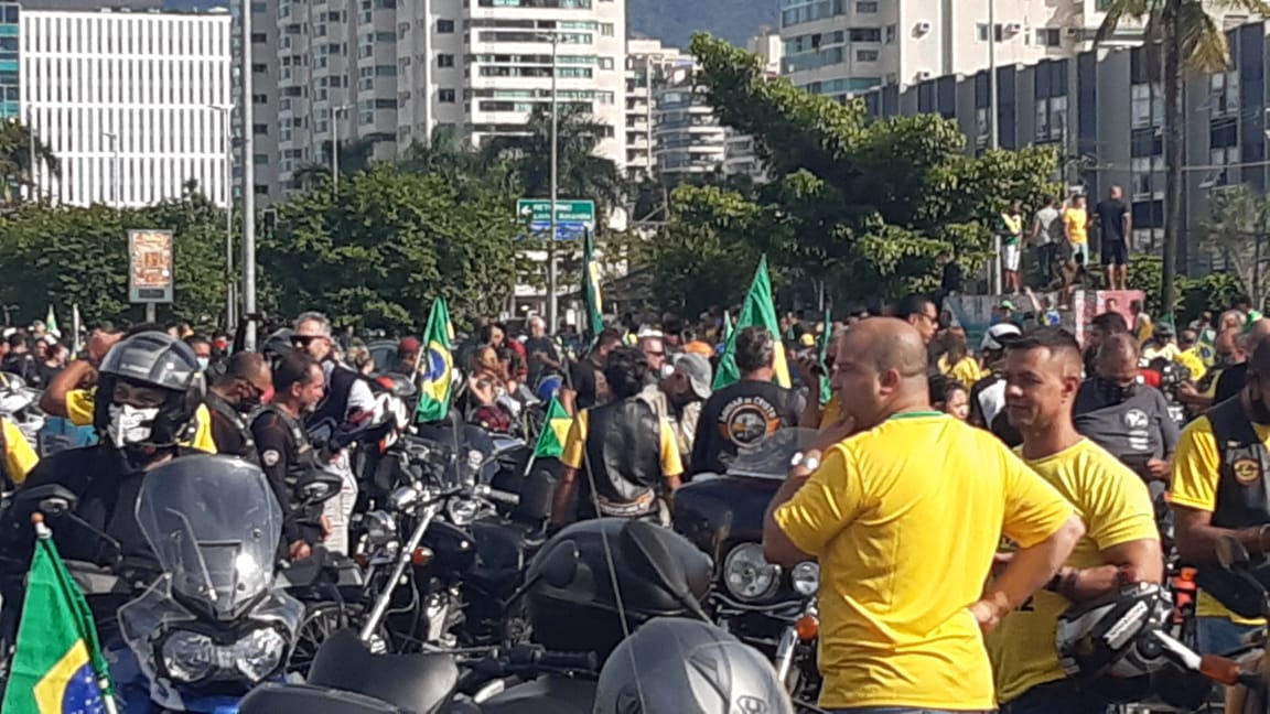 Motociata de Jair Bolsonaro, no Rio de Janeiro